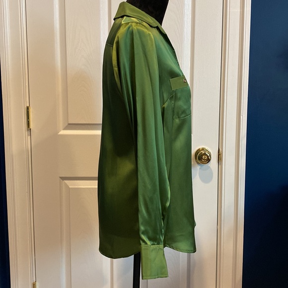 ETCETERA Silk Blouse size 4 - Picture 3 of 6